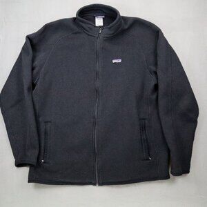 Patagonia Better Sweater Full Zip Fleece Jacket‎ Black Mens Size XXL Piling